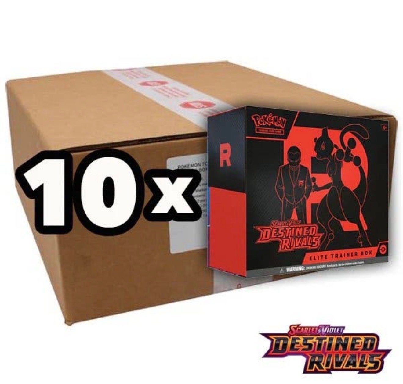10x Destined Rivals Elite Trainer Box Sealed, Ophalen, Nieuw, Boosterbox