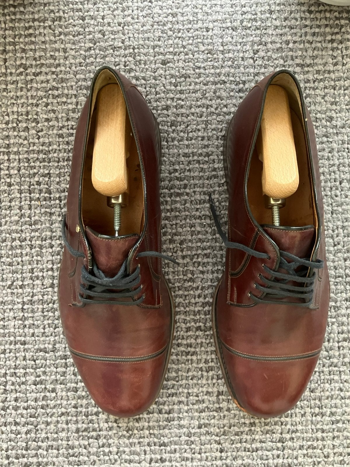 Paar bruine Greve herenschoenen, Kleding | Heren, Schoenen, Bruin, Ophalen of Verzenden, Gedragen, Veterschoenen