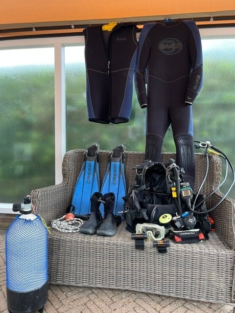 Complete duikuitrusting, Watersport en Boten, Duiken, Ophalen, Gebruikt, Duikcomputer
