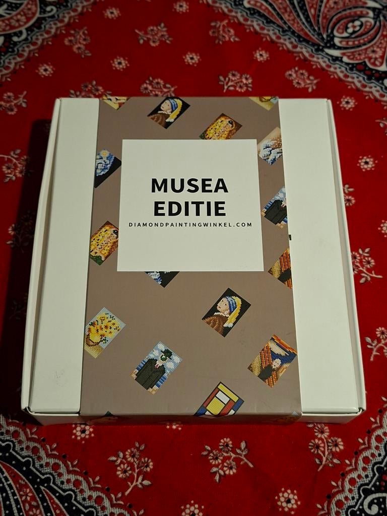 Diamond painting musea editie van gogh, vermeer, da Vinci ea, Hobby en Vrije tijd, Ophalen of Verzenden, Nieuw