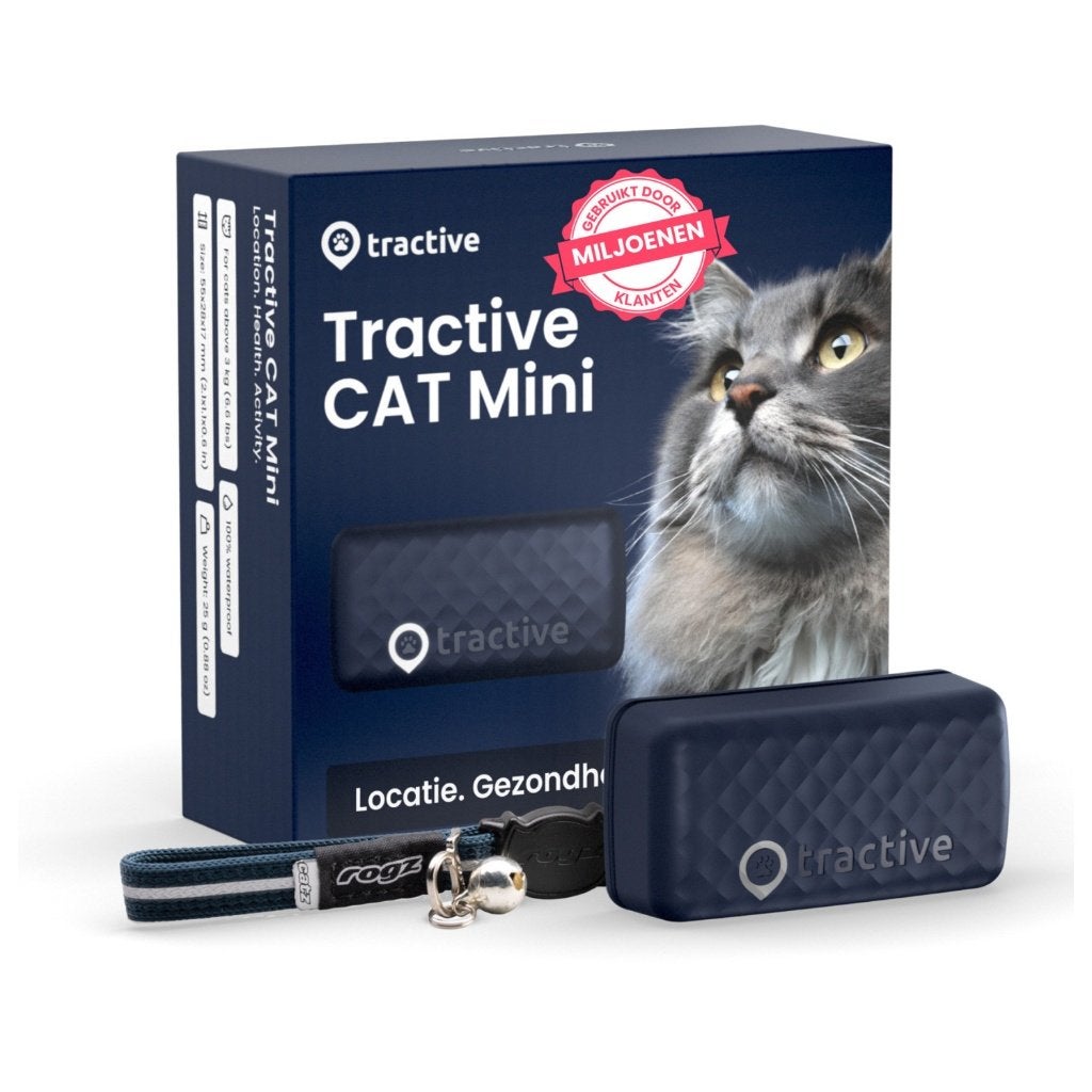 Tractive GPS CAT Mini – Nieuw in doos, Dieren en Toebehoren, Ophalen of Verzenden, Nieuw