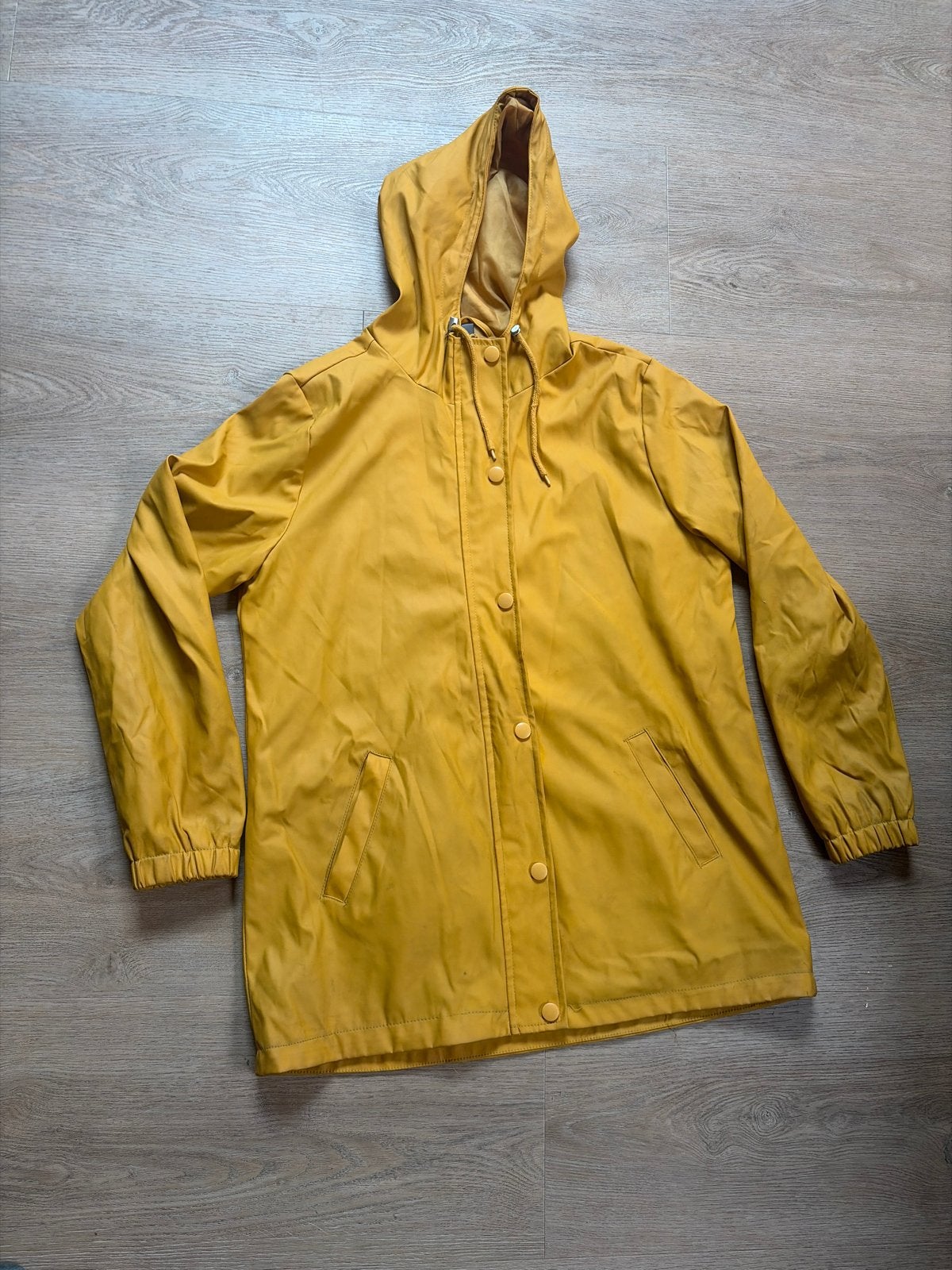 Gele dames regenjas - Maat 40, Kleding | Dames, Ophalen of Verzenden, Gedragen, Maat 38/40 (M), Geel