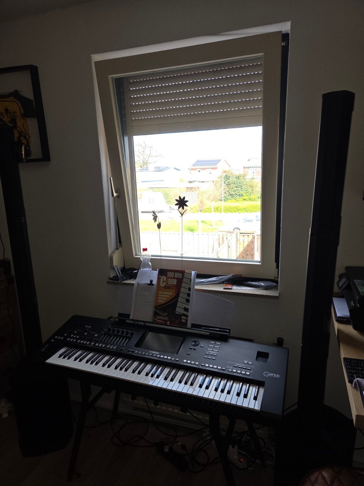 Yamaha Genos Workstation Keyboard met standaard, Muziek en Instrumenten, Ophalen, Yamaha, Zo goed als nieuw, Midi-aansluiting