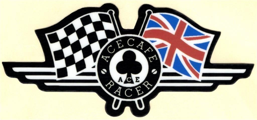 Ace Cafe London Union Jack sticker #3, Ophalen of Verzenden