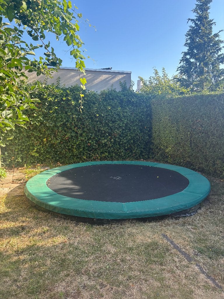 Trampoline Berg 380 inground, Kinderen en Baby's, Speelgoed | Buiten | Trampolines, Ophalen, Gebruikt