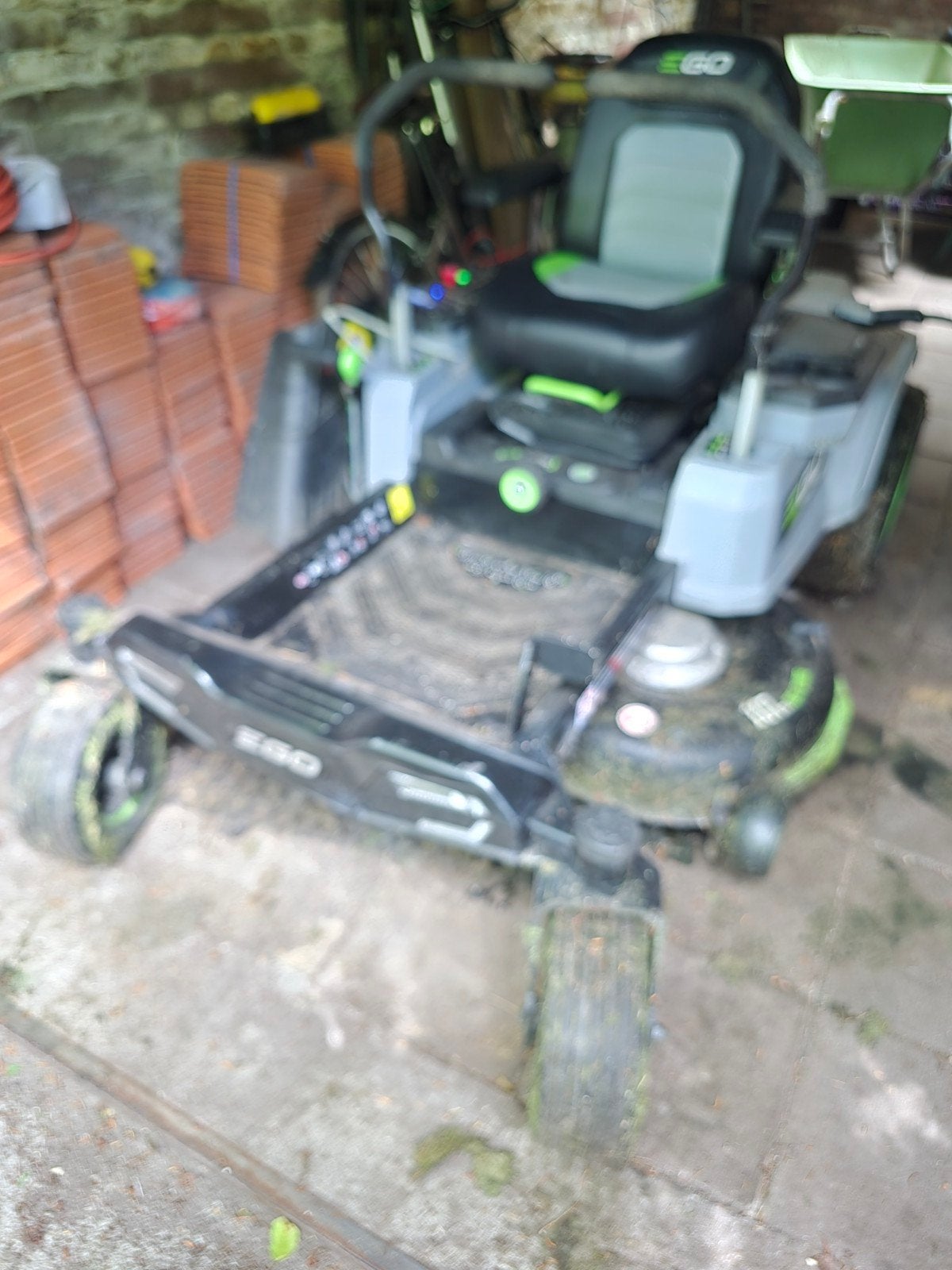 EGO Z6 Zero Turn Zitmaaier - Accu-aangedreven, Tuin en Terras, Cirkelmaaier, Gebruikt, Accu-grasmaaier, Ophalen of Verzenden