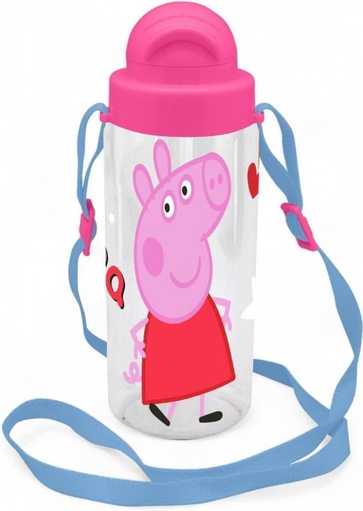 Peppa Pig Bidon met Koord - Kunststof, Nieuw, Ophalen of Verzenden, Nvt, Nvt