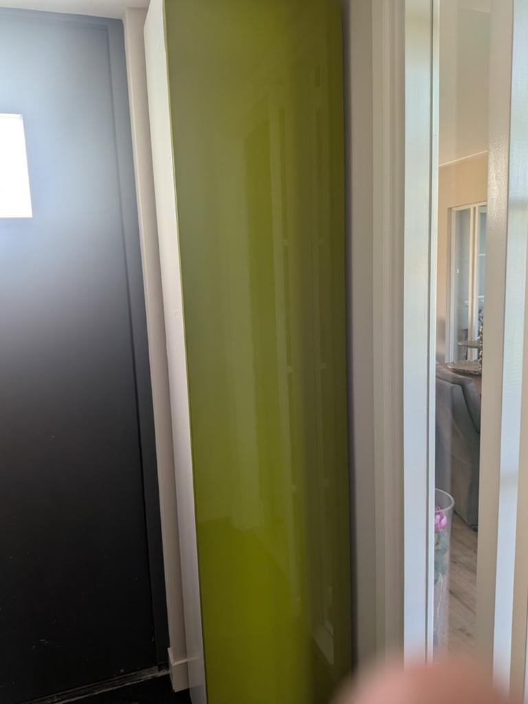 Groene Hoge Ikea Kast met Planken, Ophalen, Gebruikt