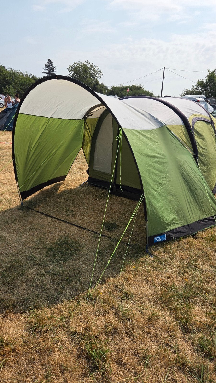 luifel tent kampa brean 3 air, Ophalen of Verzenden, Gebruikt