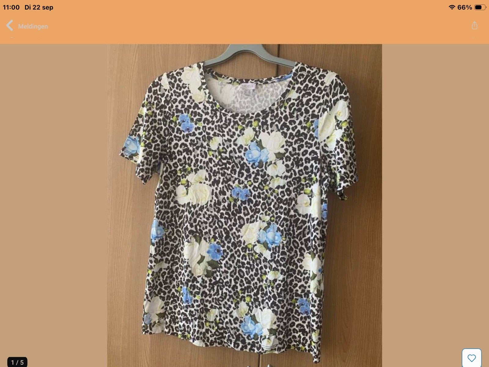 Mona.    Shirt mt 40.     Koopje!, Verzenden, Nieuw, Maat 38/40 (M), Korte mouw