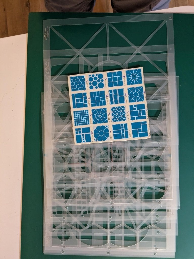 scrapboekmallen, Ophalen of Verzenden, Zo goed als nieuw, Frame of Mal, Overige merken