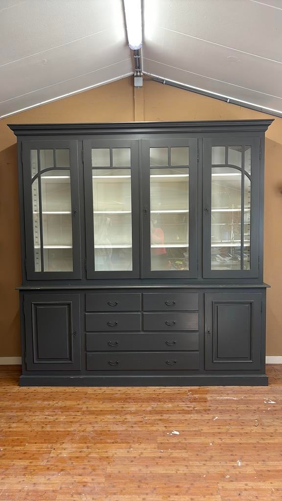 Prachtige Old basics buffetkast, Ophalen, 200 cm of meer, 150 tot 200 cm, Zo goed als nieuw
