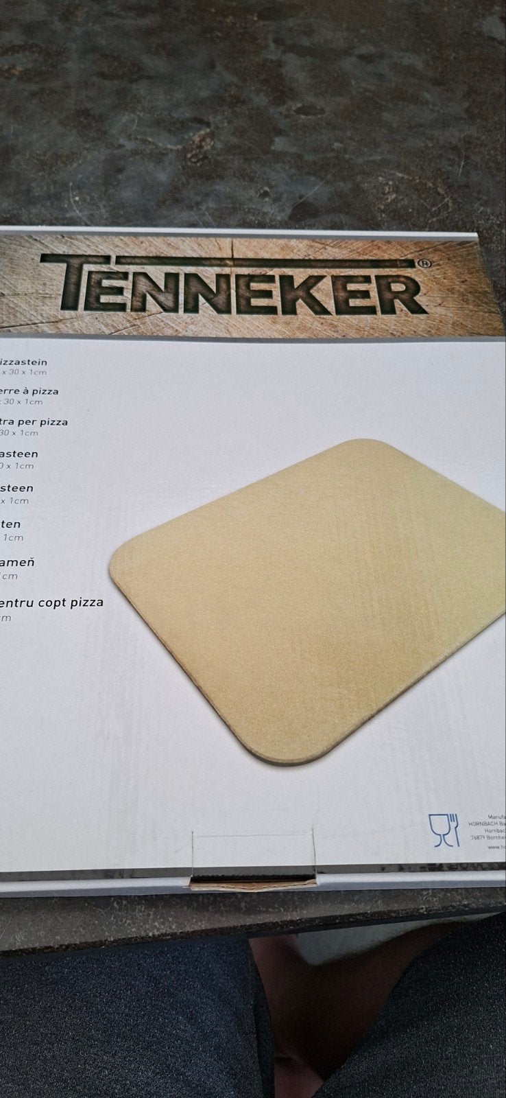 Nieuwe Tenneker Pizzasteen 38x30x1cm - Perfect voor Pizza's!, Ophalen of Verzenden, Nieuw