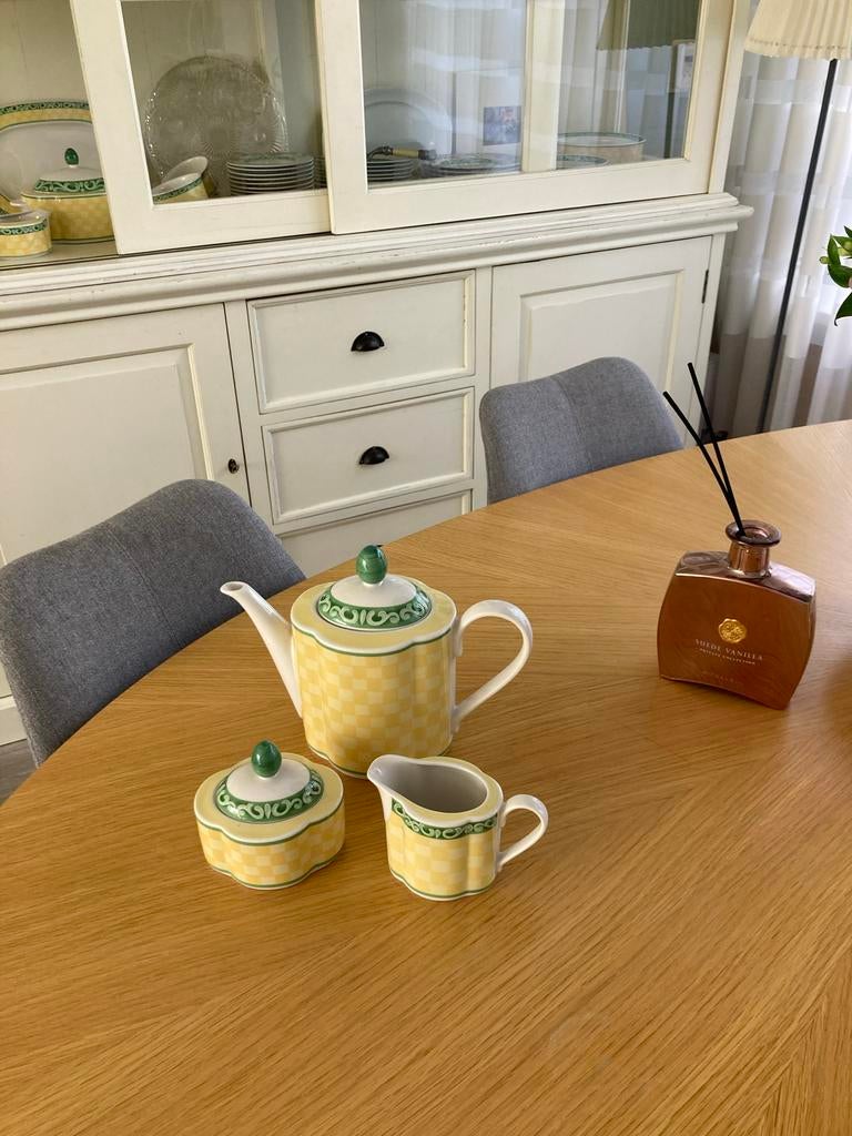Villeroy&Boch Switch Summerhouse koffie/theekan met roomstel, Ophalen, Overige typen, Zo goed als nieuw, Overige stijlen