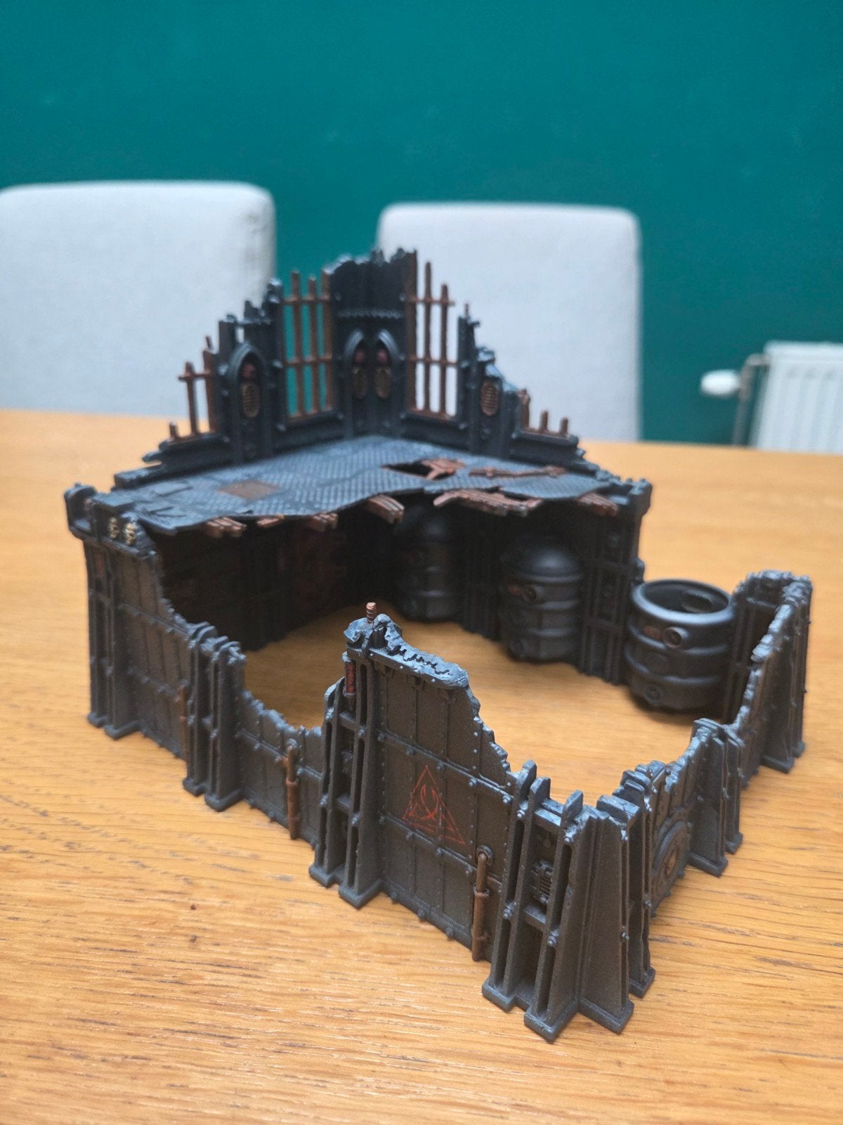 Warhammer 40K Kill Team Volkus Ruïne Terrein Geschilderd, Hobby en Vrije tijd, Wargaming, Verzenden, Figuurtje(s), Geverfd, Warhammer 40000