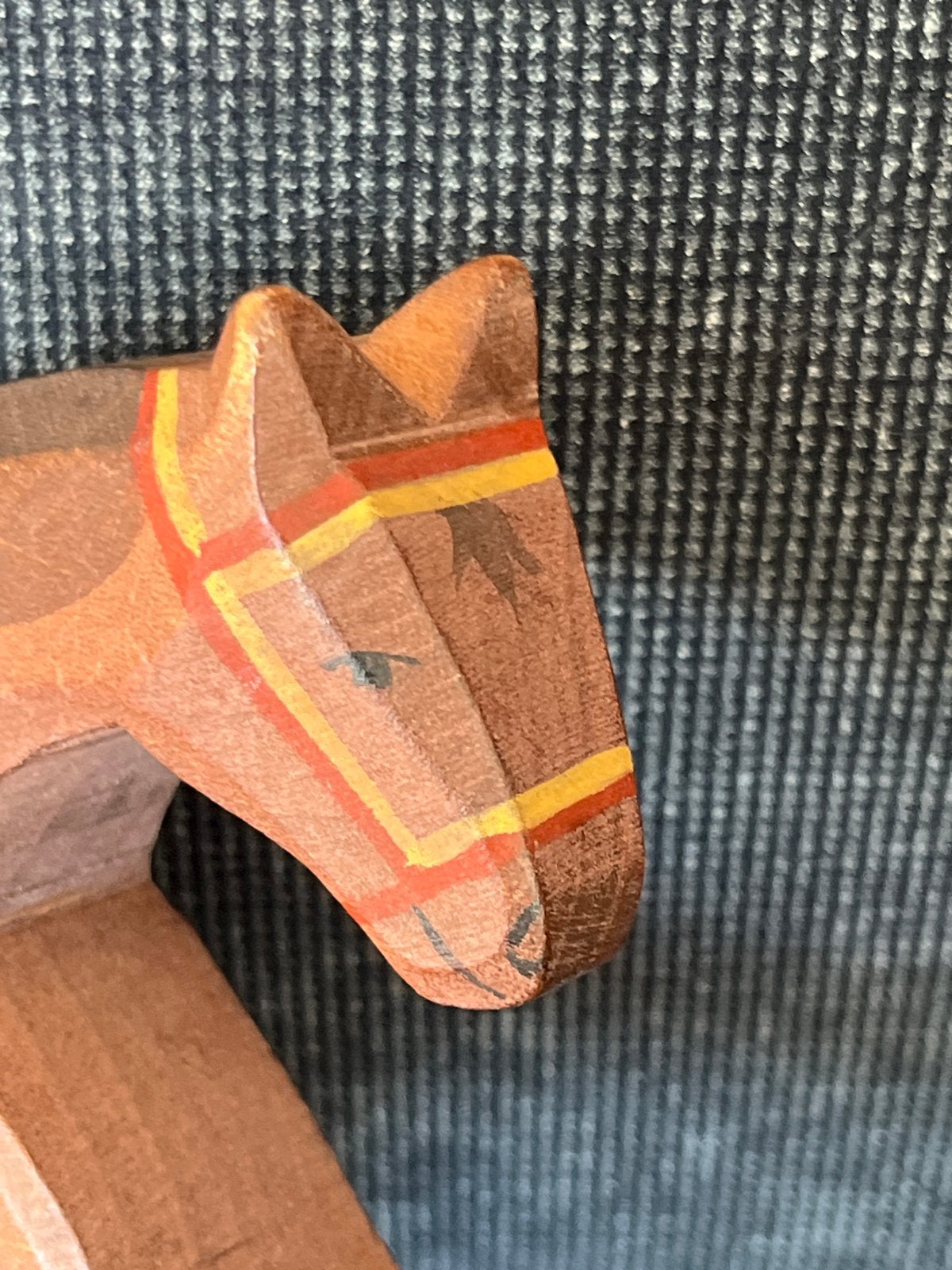 Ostheimer Vintage Indianen paard houten speelfiguur, Ophalen of Verzenden, Gebruikt, Jongen of Meisje