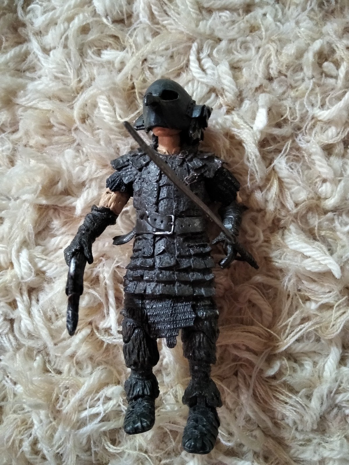 Frodo in orkpak, als orc verkleed. Lord of the rings, pop, Ophalen of Verzenden, Zo goed als nieuw, Actiefiguurtje