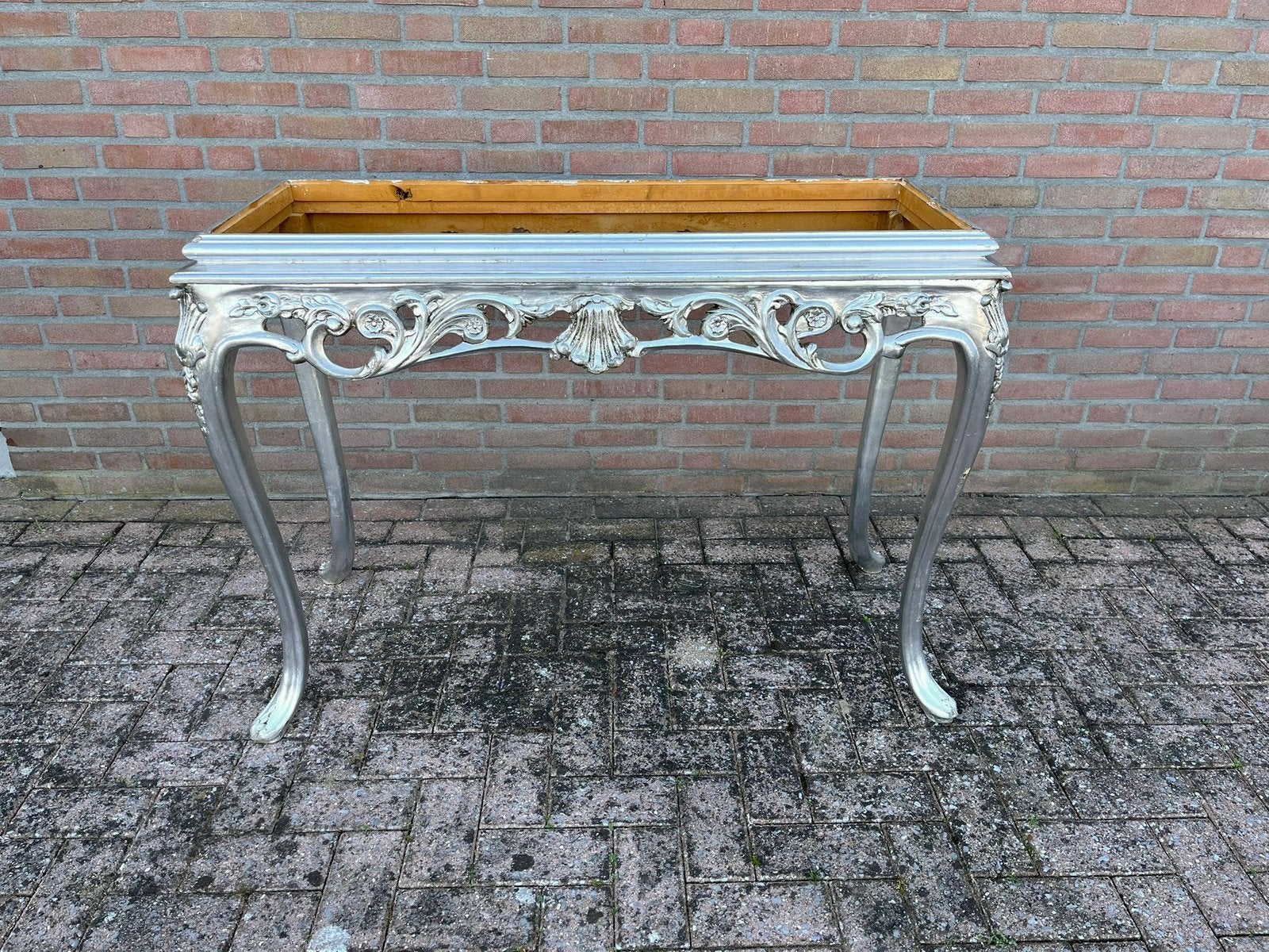 Royale Franse barok sidetable – eyecatcher met karakter, Ophalen, 25 tot 50 cm, Rechthoekig, 100 tot 150 cm
