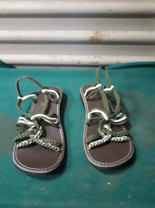 la marine sandalen, groen, Ophalen of Verzenden, 'T Olde Gre-j, Info@toldegrej.nl, Endepoelstraat 20f Didam