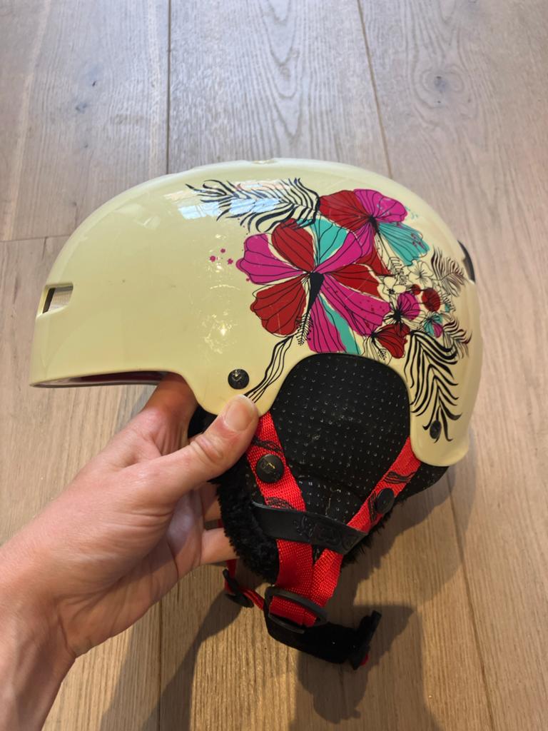 Skihelm / snowboardhelm, Ophalen of Verzenden, Zo goed als nieuw, Helm of Bescherming