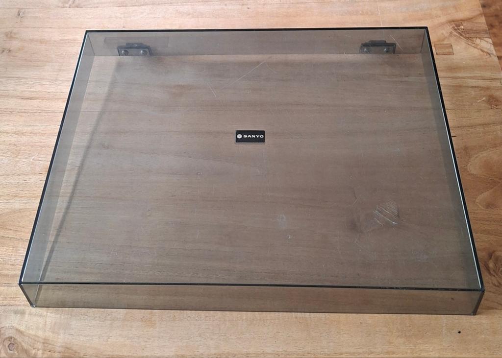 Sanyo TP535U stofkap met scharnieren 43,5x33,5x5,4cm, Audio, Tv en Foto, Platenspelers, Ophalen of Verzenden, Gebruikt, Platenspeler-onderdeel
