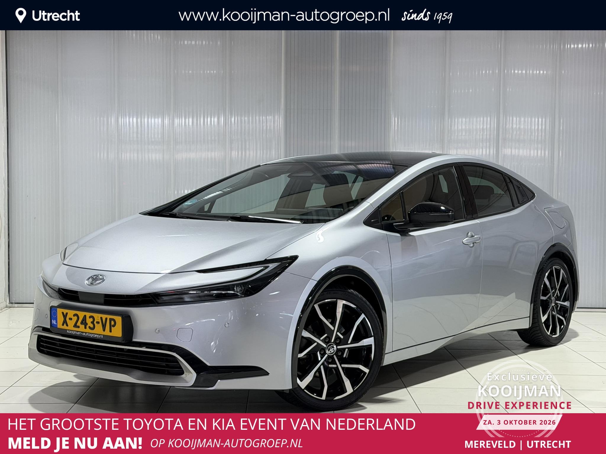 Toyota Prius 2.0 Plug-in Executive Panoramadak, BTW auto, Al, Auto's, Dealer onderhouden, Gebruikt, 4 cilinders, Bedrijf