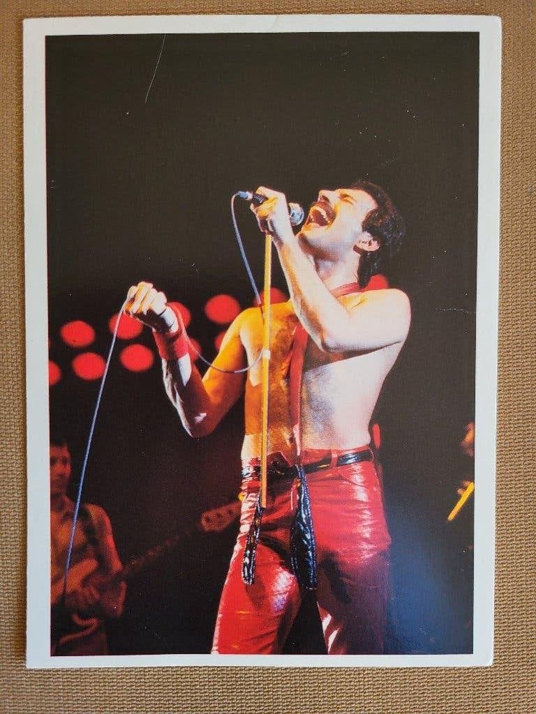 Freddy Mercury/ mooie ongelopen themakaart., Ophalen of Verzenden, Zo goed als nieuw, Foto of Kaart