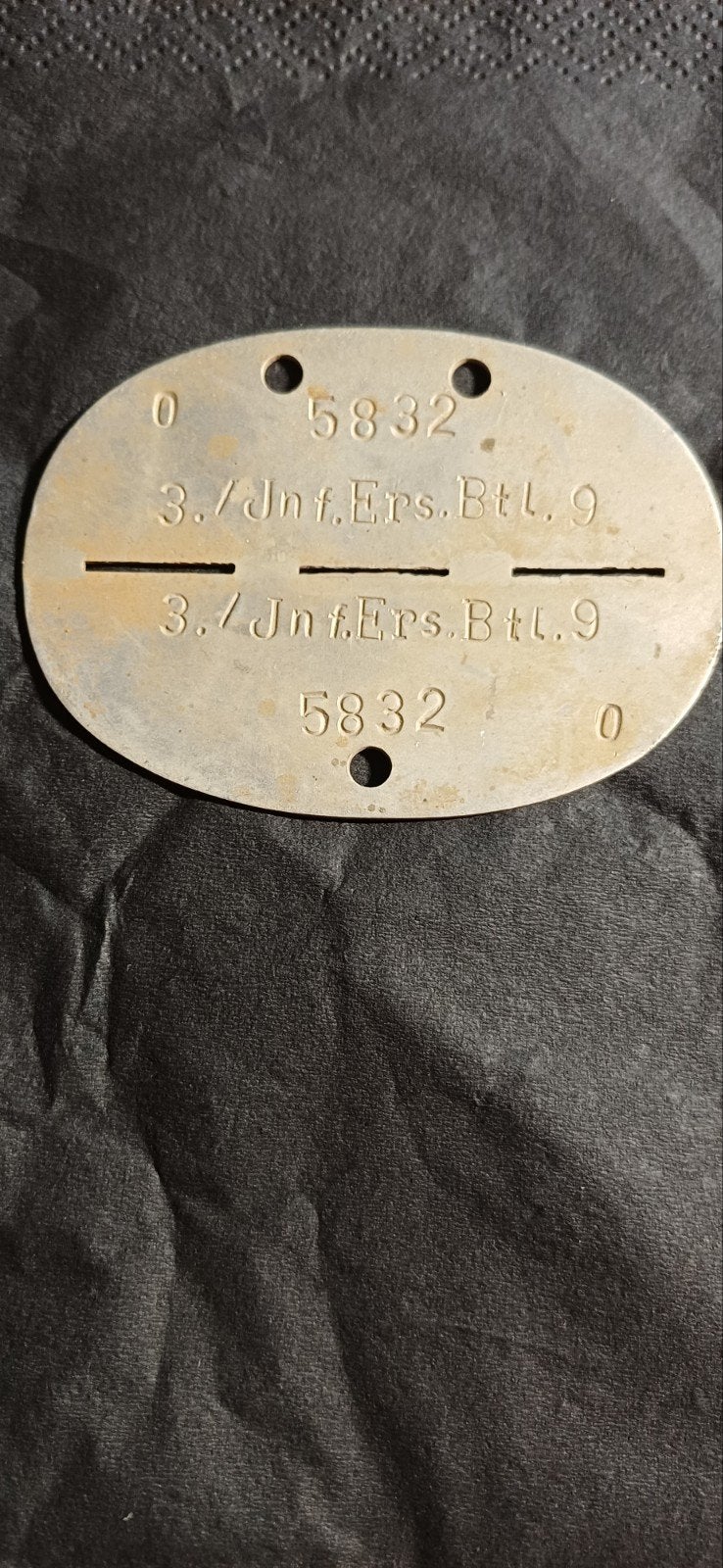 wo2 Ekm 3e Inf. Ers btl.9, Verzamelen, Verzenden, Duitsland, Foto of Poster