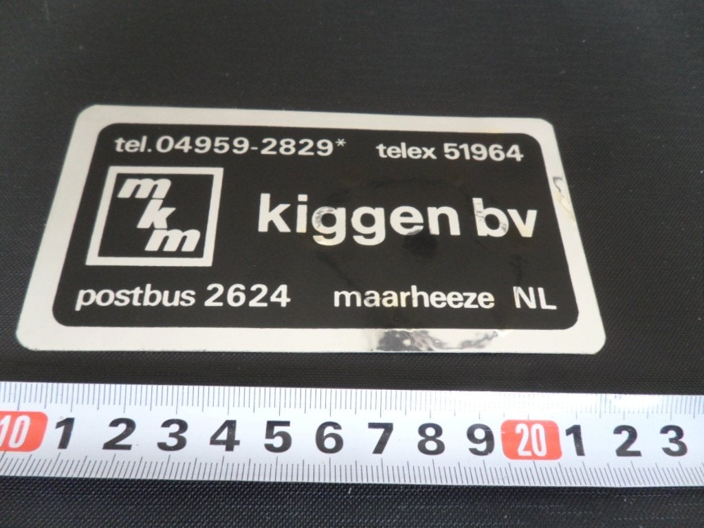 sticker folie maarheeze KIGGEN BV mkm logo *, Ophalen, Zo goed als nieuw