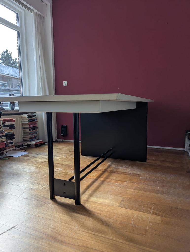 Vintage design uitschuifbare eettafel Hulshoff, Ophalen, Overige materialen, Vintage design, 50 tot 100 cm