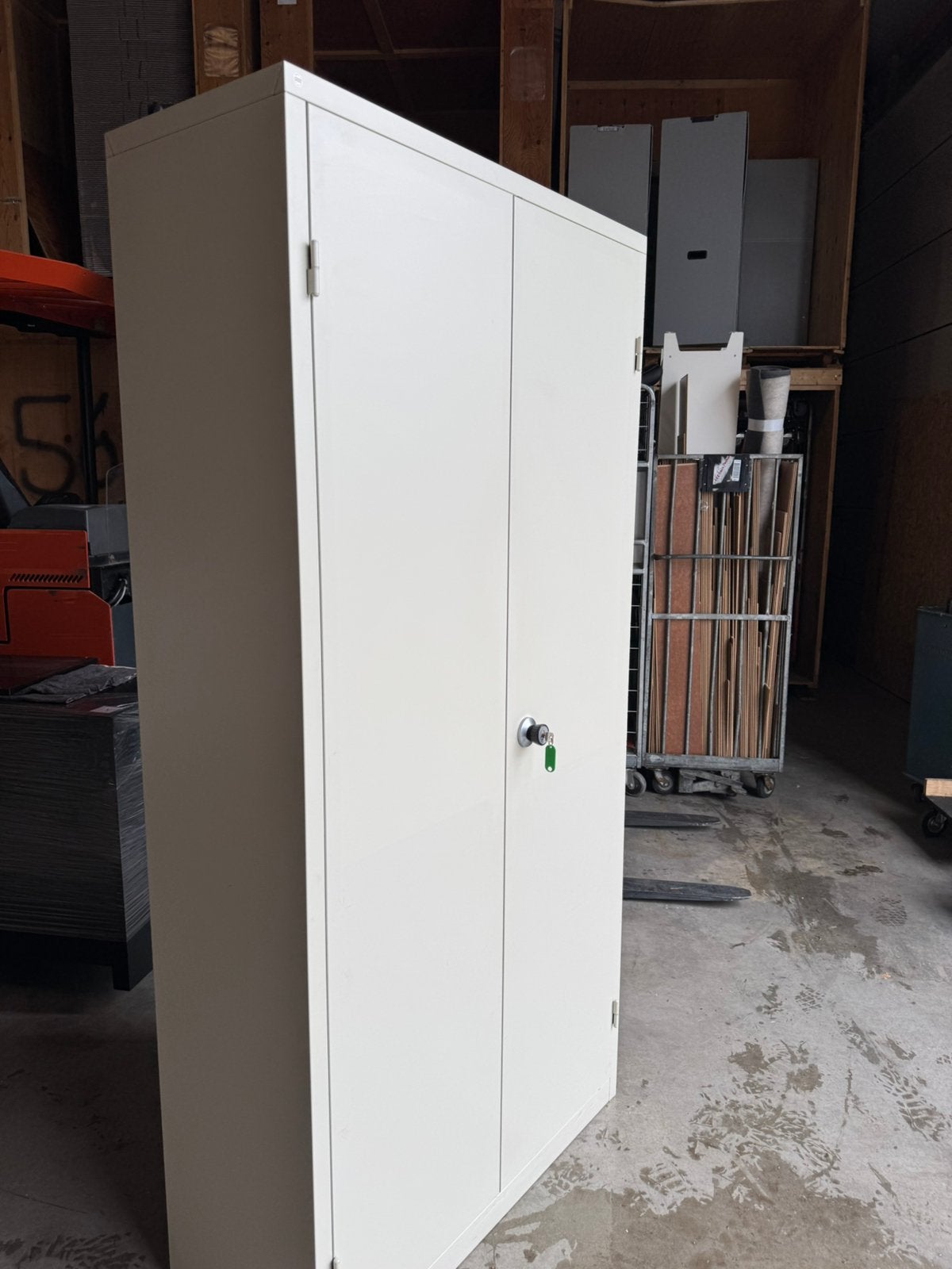 Stalen archiefkast., Ophalen, 50 tot 100 cm, Zo goed als nieuw, 150 tot 200 cm