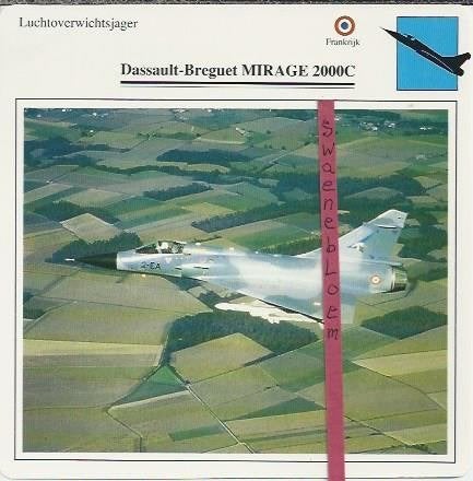12 Luchtoverwichtjager kaarten - Dassault, De Havilland, Ophalen of Verzenden, Gebruikt, Kaart, Foto of Prent