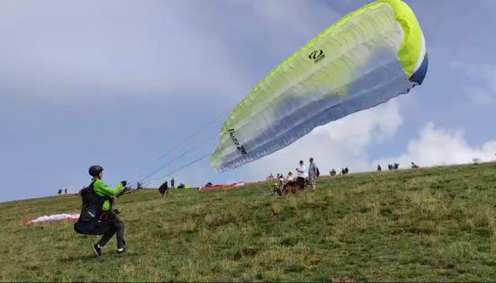 Ozone Buzz Z4 Large paraglider., Sport en Fitness, Ophalen of Verzenden, Gebruikt, Scherm