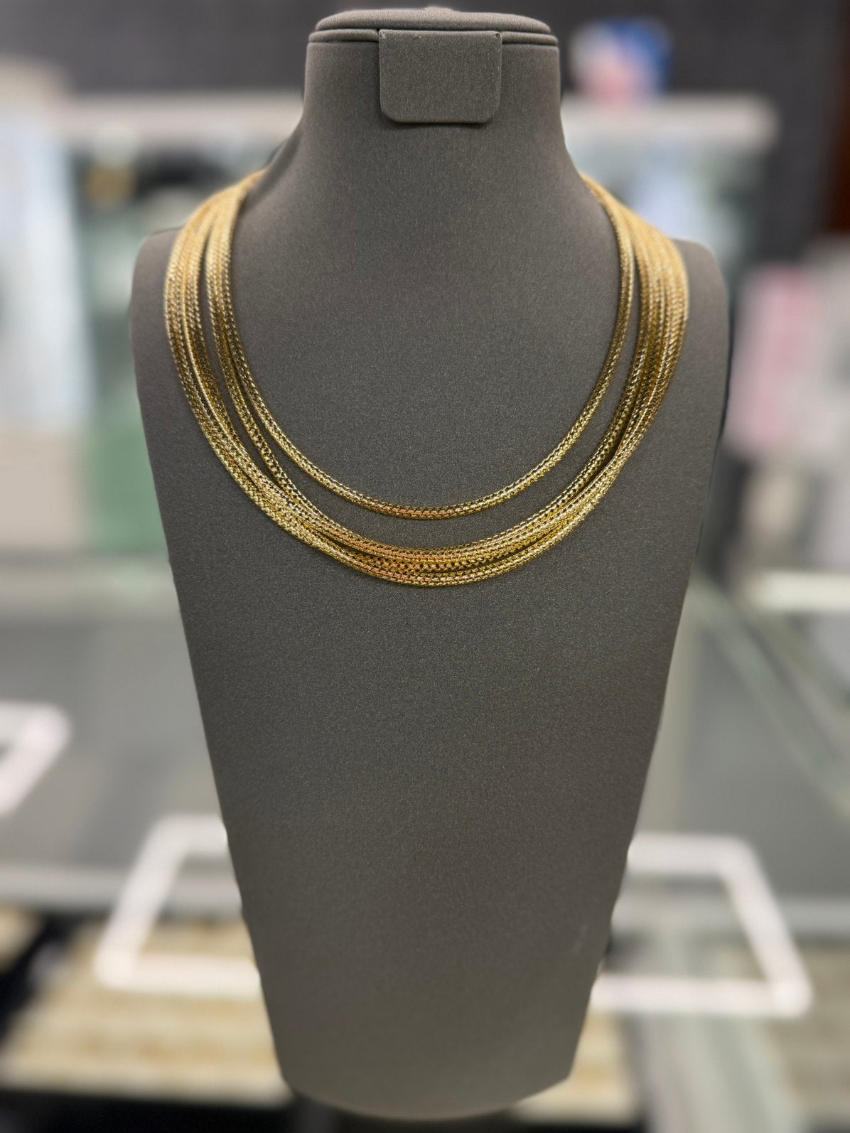 18 Karaat Goud - Ketting - Diamond Cut Mesh Ketting - Nieuw, Ophalen of Verzenden, Nieuw, Goud