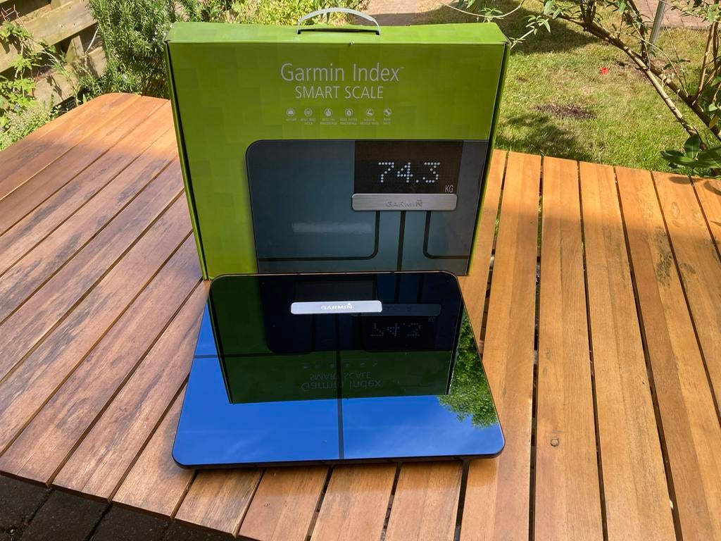 Garmin Index Smart Scale - Slimme Personenweegschaal, 100 kg of meer, Ophalen of Verzenden, Personenweegschaal, Fijner dan 1 gram