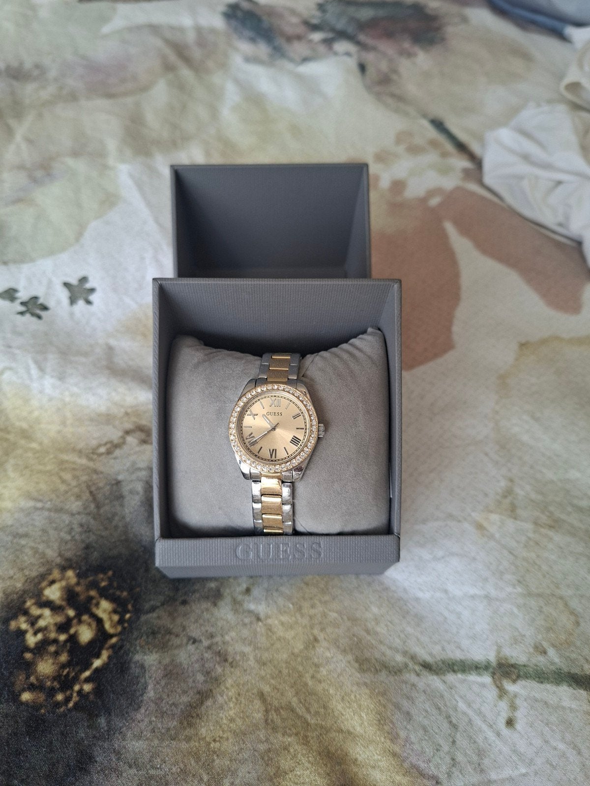 Zo goed als nieuw GUESS horloge - 1x gedragen, Staal, Staal, Guess, Polshorloge