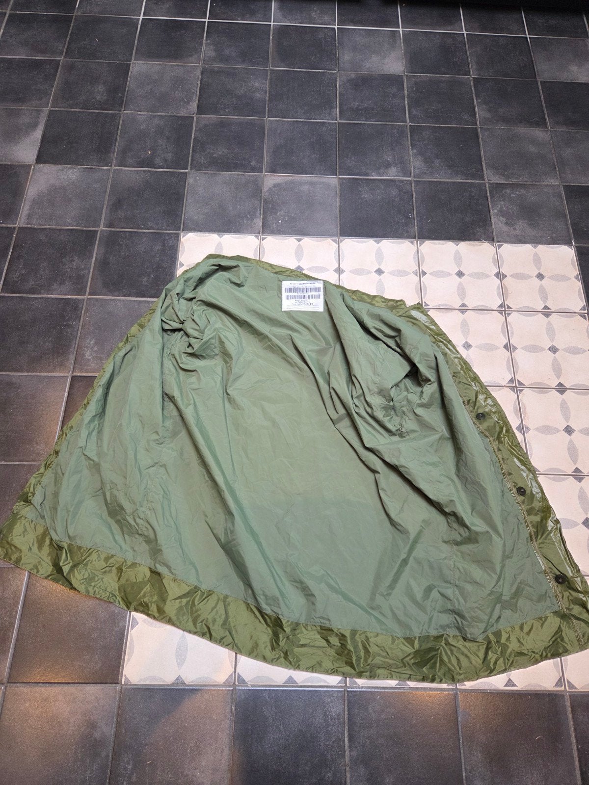 kl regen voering parka/bilaminaat. verschillende maten, Ophalen of Verzenden, Landmacht, Nederland, Embleem of Badge