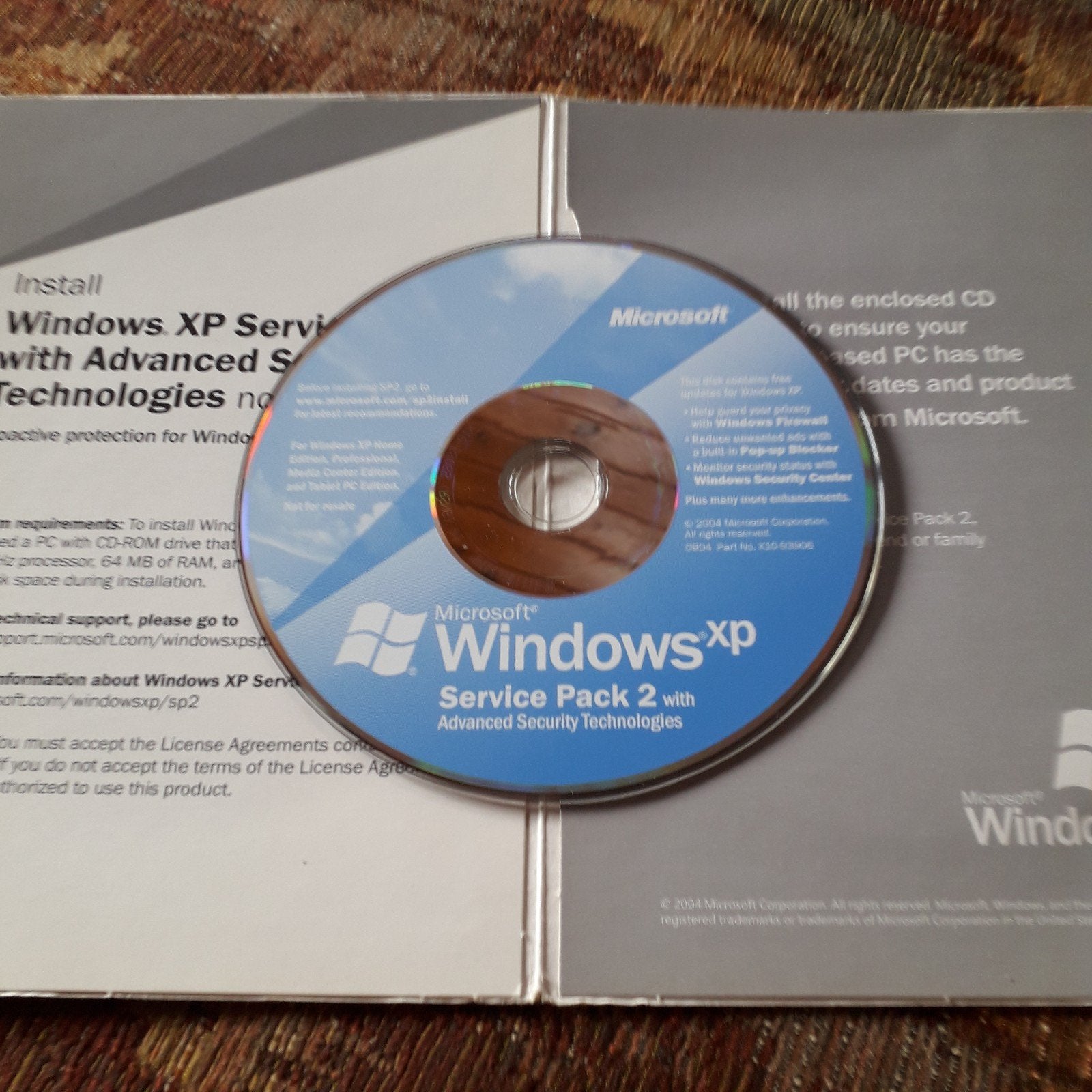 Windows XP Professional Service Pack 2 CD, Computers en Software, Besturingssoftware, Ophalen of Verzenden