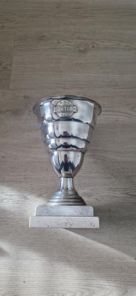Vintage wedstrijdbeker Pontiac, Ophalen of Verzenden