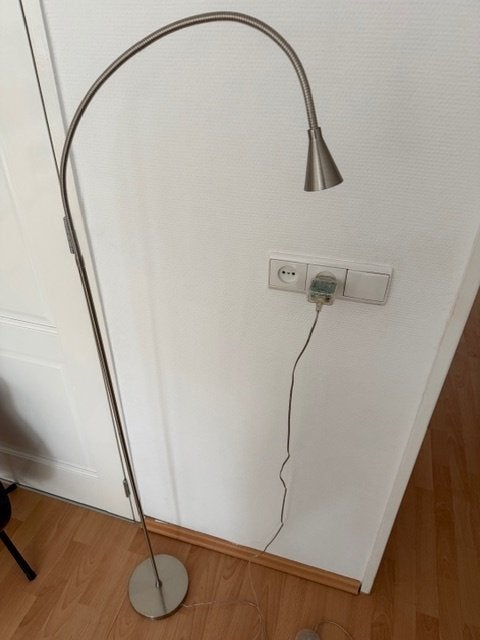 Ikea Tived Booglamp Zilver, Huis en Inrichting, Ophalen, Overige fittingen, Zo goed als nieuw, Metaal