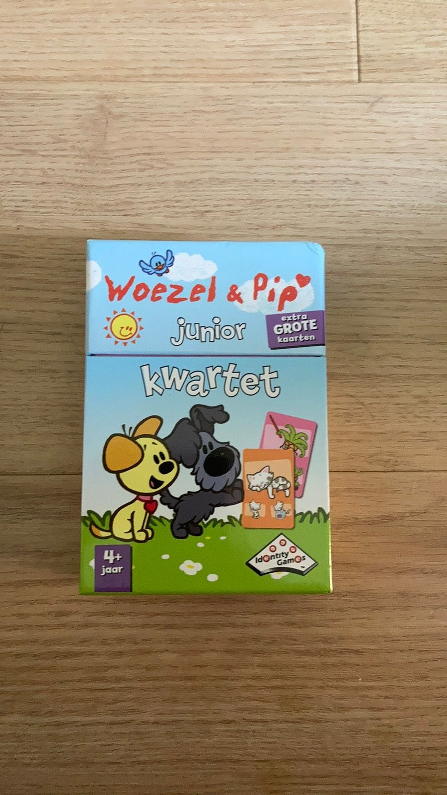 Kwartet spel woezel en Pip, Ophalen of Verzenden, Zo goed als nieuw, Kwartet(ten)