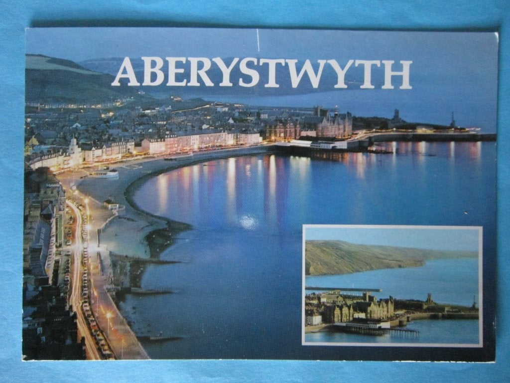 Ansichtkaart: ABERYSTWYTH, Verzamelen, Ophalen of Verzenden, 1980 tot heden, Gelopen, Engeland