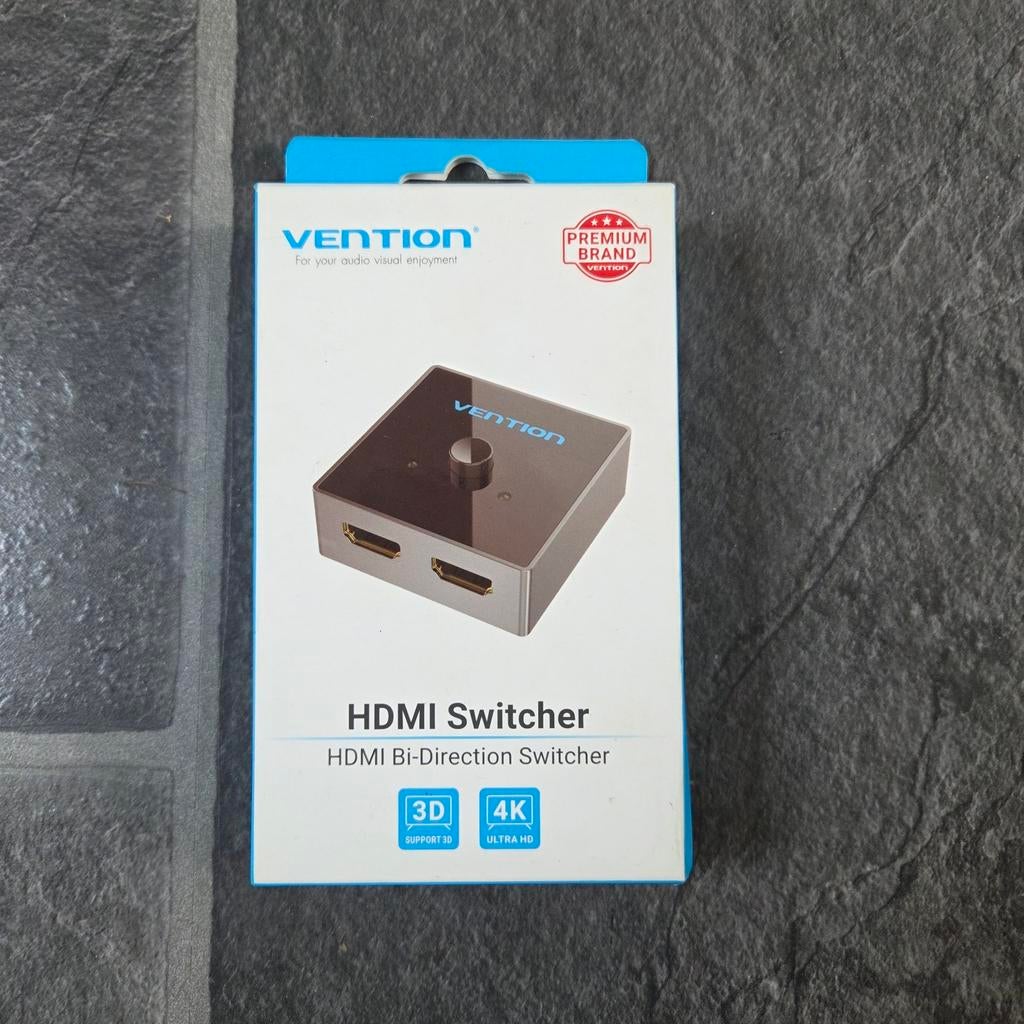 Vention HDMI Bi-Directionele Switcher 3D 4K Ultra HD, Ophalen of Verzenden, Nieuw, Overige kabels