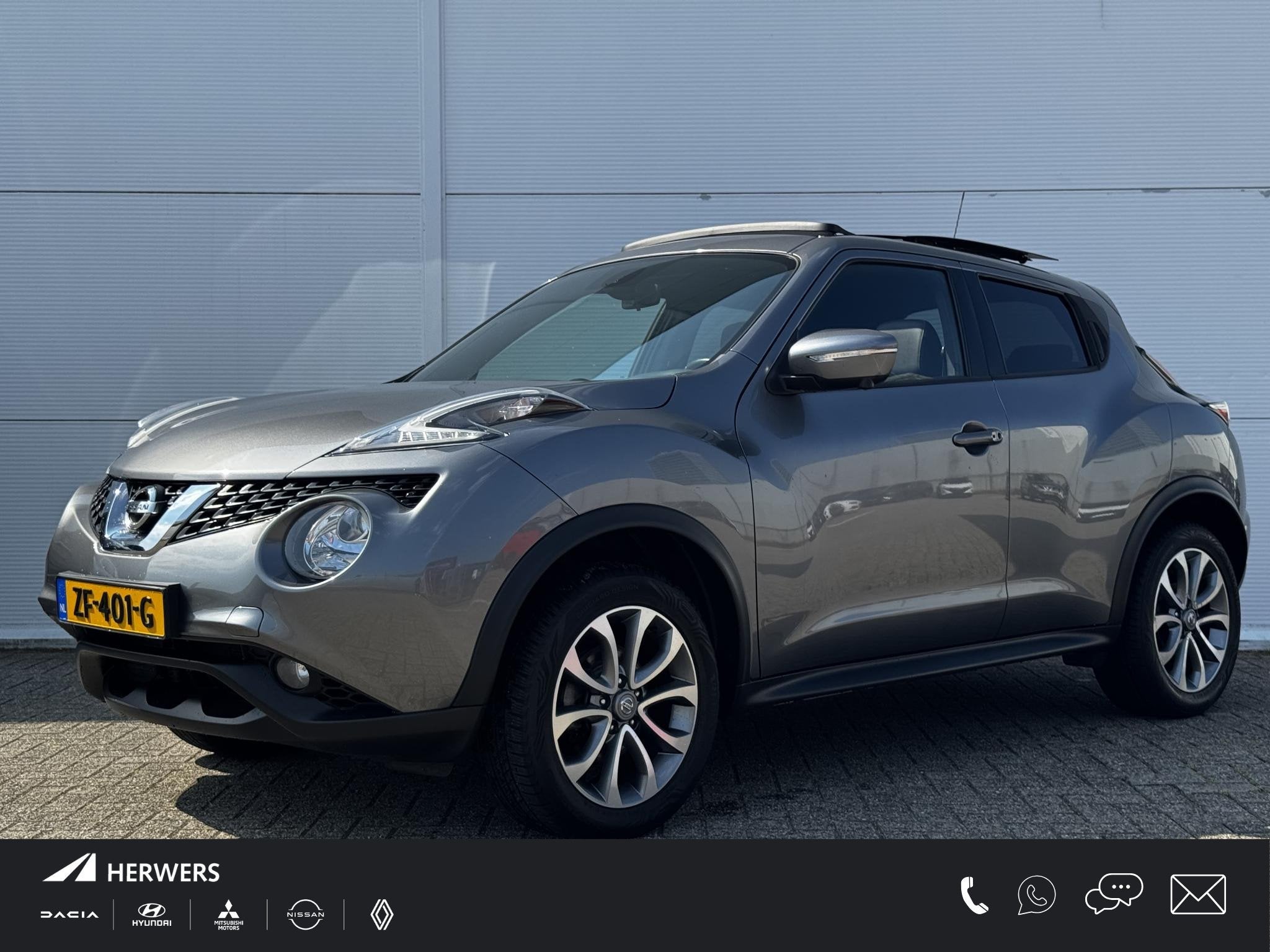 Nissan Juke 1.6 Tekna / Elektrisch Schuif-/Kanteldak / Panor