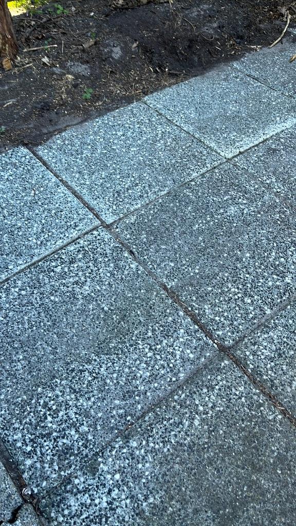 Tegels tuin - terras, Tuin en Terras, Tegels en Klinkers, Ophalen, Gebruikt, 10 m² of meer, Beton