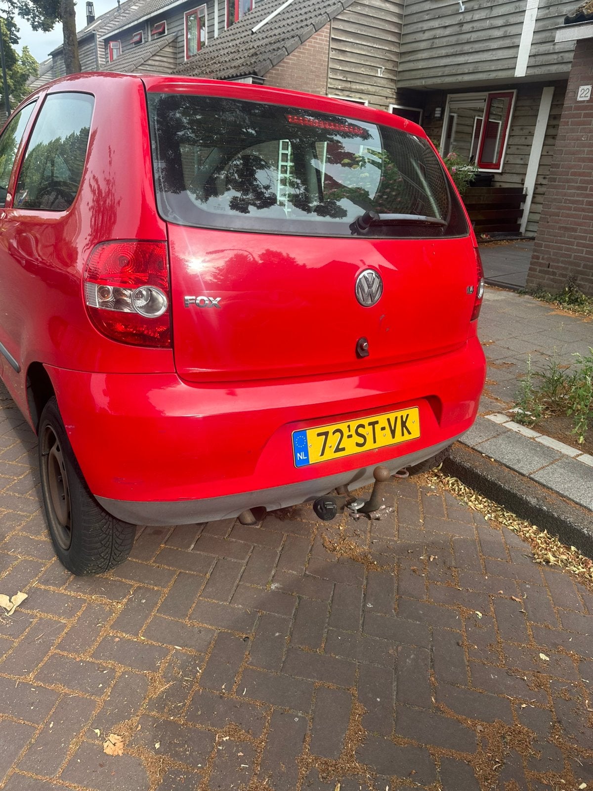 Volkswagen Fox 1.4 55KW 2006 Rood, Auto's, Volkswagen, Voorwielaandrijving, 15 km/l, 4 cilinders, 4 stoelen