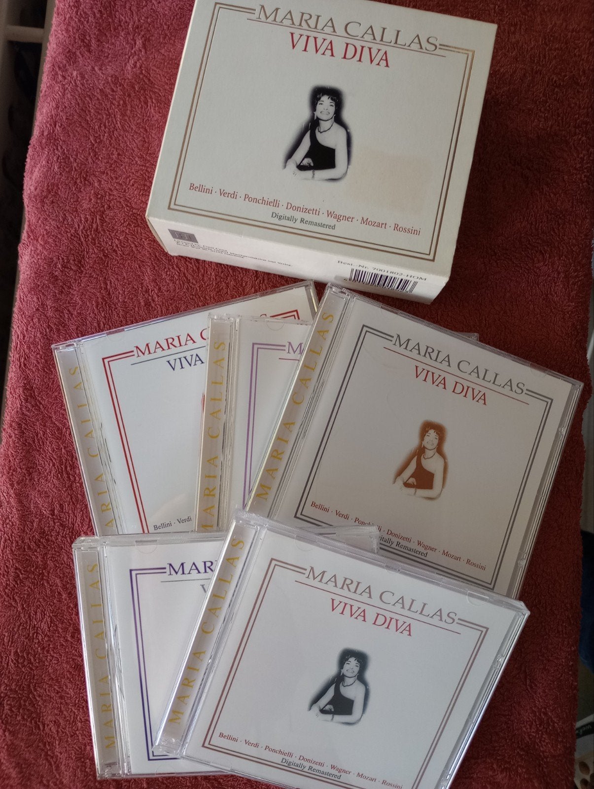 Maria Callas - Viva Diva 5CD - Bellini Verdi Ponchielli e.a., Cd's en Dvd's, Cd's | Klassiek, Ophalen of Verzenden, Romantiek