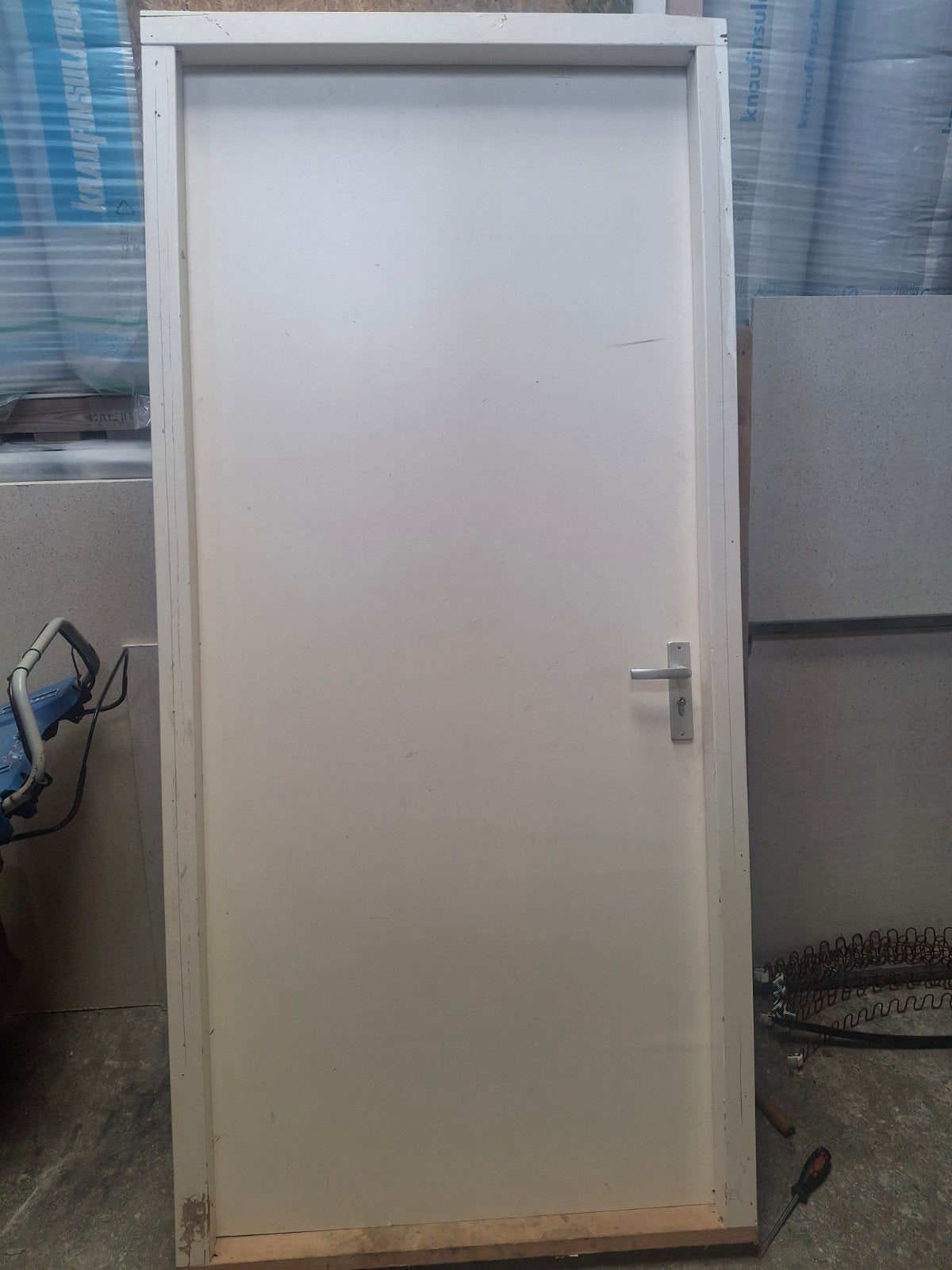 2 stompe binnendeuren met kozijn, Doe-het-zelf en Verbouw, Deuren en Horren, Ophalen, 80 tot 100 cm, Binnendeur, 200 tot 215 cm