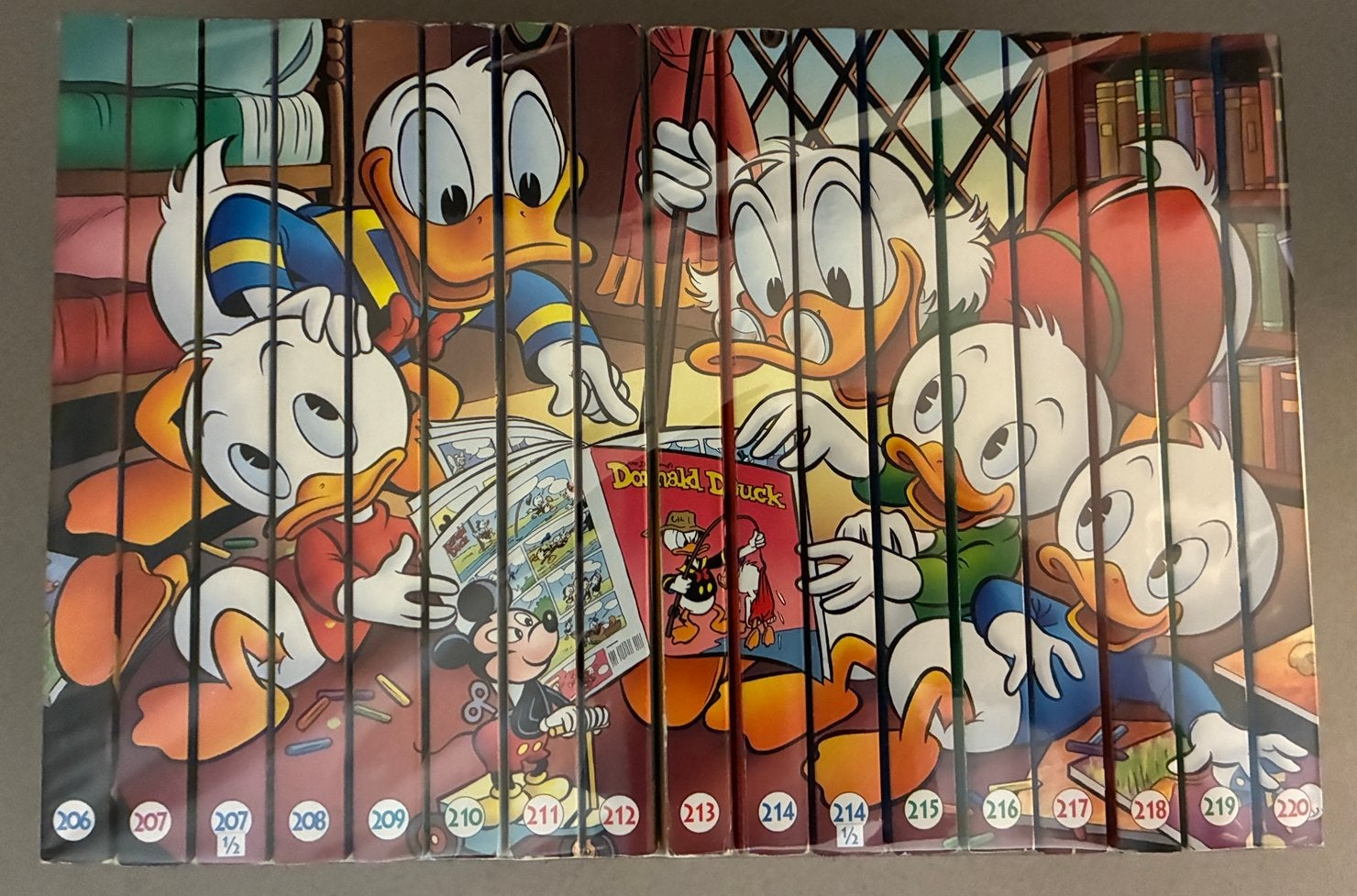 Donald Duck pocket serie 206 t/m 220 € 34,00, Boeken, Complete serie of reeks, Ophalen of Verzenden, Zo goed als nieuw, Europa