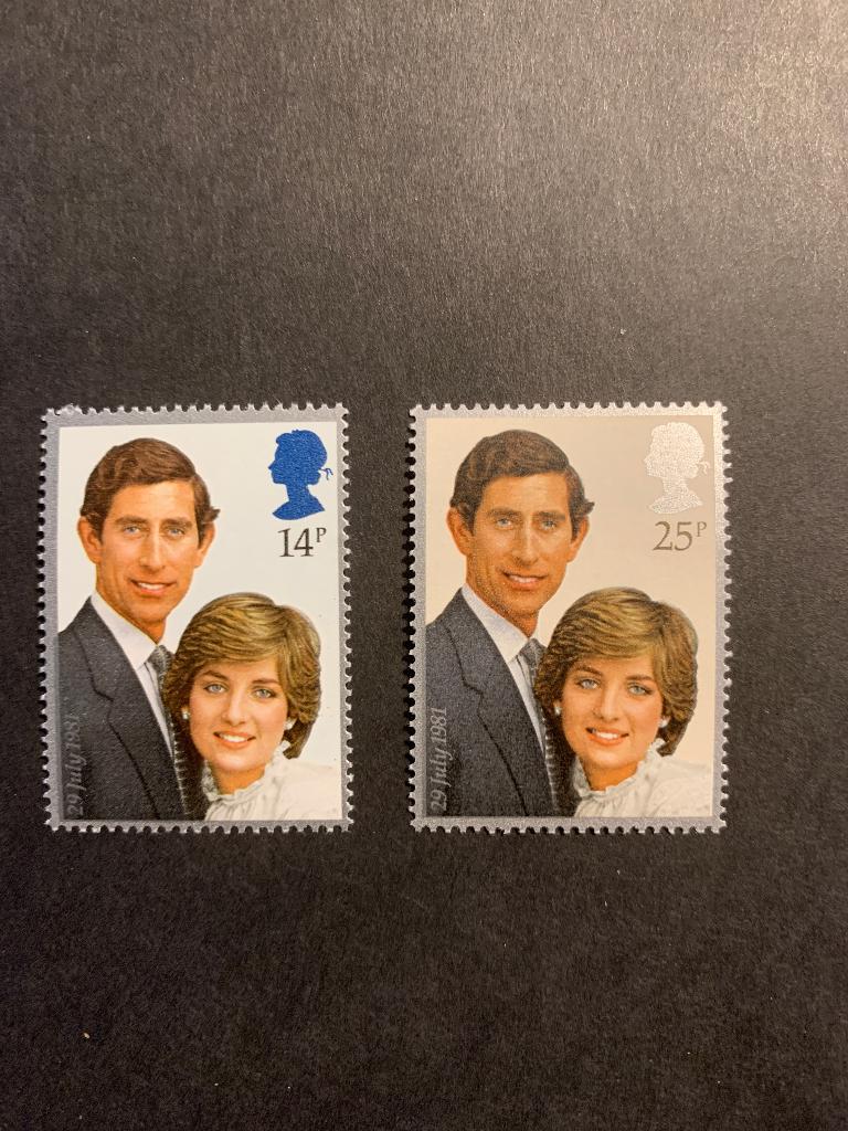 GB. Huw. Charles en Diana Mi 884/85 ***, Ophalen of Verzenden, Postfris